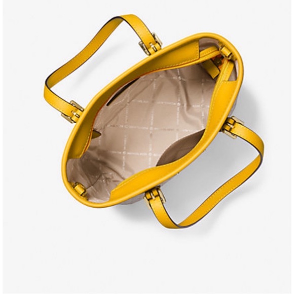 NWT MICHAEL KORS Jet Set Travel Extra-Small Logo Top-Zip Tote Bag ((#E5) bin+ - Picture 2 of 6